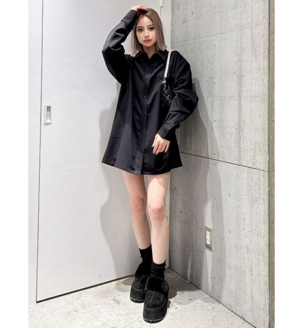 GYDA「GYGYシャツワンピース」|ワンピース|