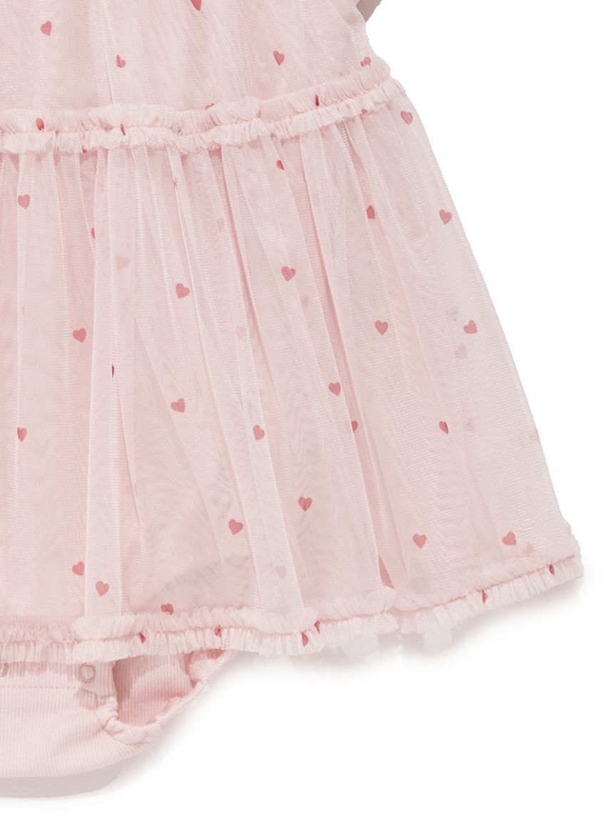 GELATO PIQUE KIDS & BABY「【BABY】ハート柄チュールロンパース」|ロンパース|