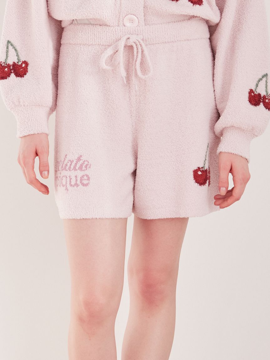 gelato pique「【ONLINE限定】べビモコチェリージャガードプルオーバー&ショートパンツセット」|ルームウェア|