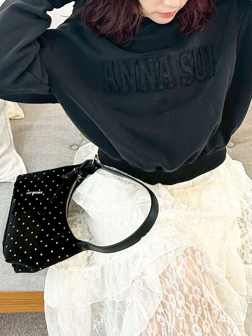 LILY BROWN「【LILY BROWN &times;ANNA SUI】ロゴフーディー」|パーカー|