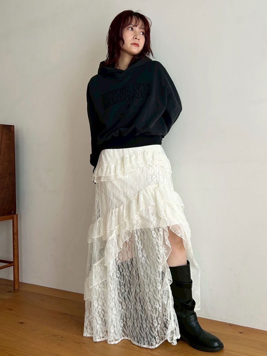 LILY BROWN「【LILY BROWN &times;ANNA SUI】ロゴフーディー」|パーカー|