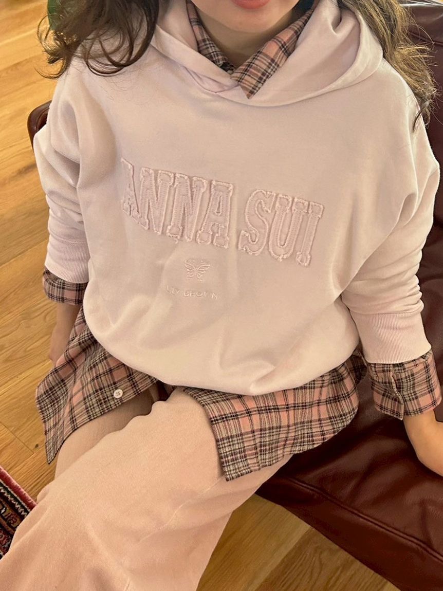 LILY BROWN「【LILY BROWN &times;ANNA SUI】ロゴフーディー」|パーカー|