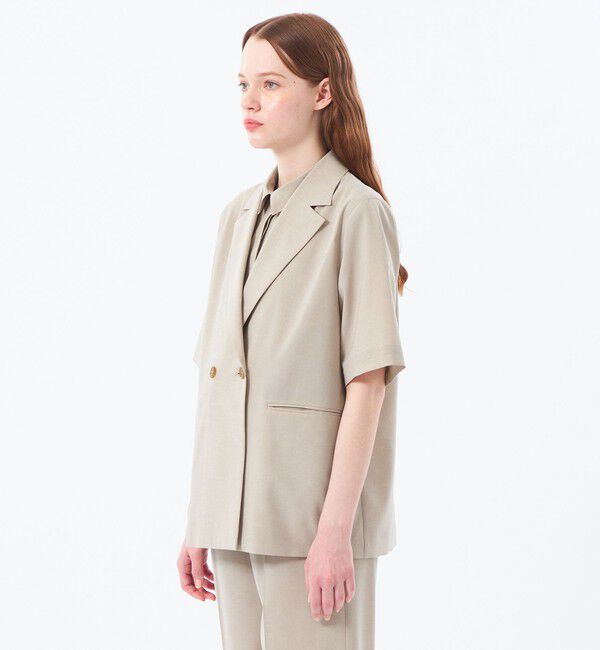 MACKINTOSH PHILOSOPHY「ドライタッチハーフスリーブテーラードジャケット」|テーラードジャケット|