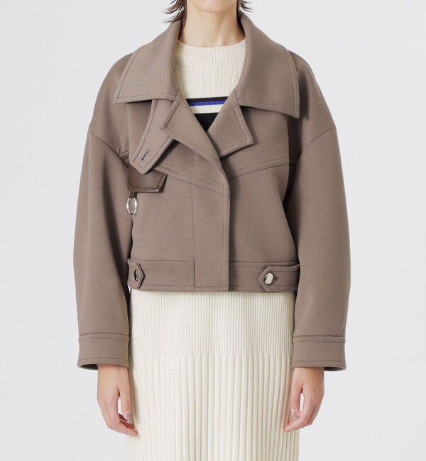  「ショートトレンチブルゾン」|ブルゾン・スタジャン|