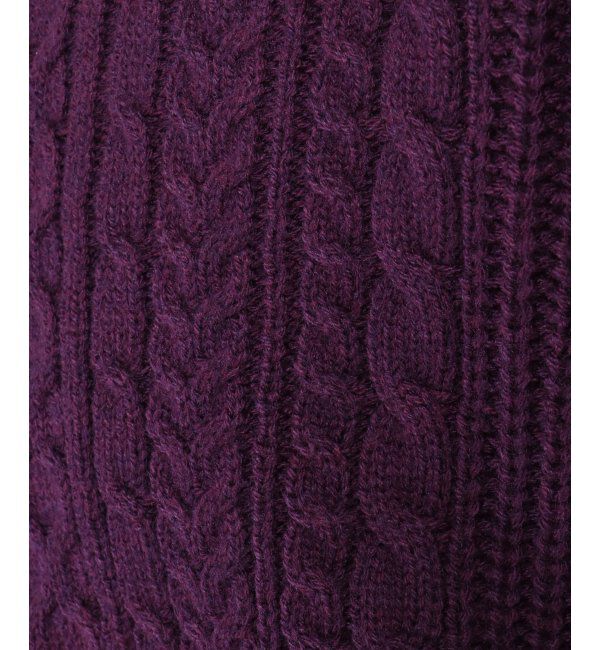 ikka「アラン柄ケーブルECOニット 2」|プルオーバー|