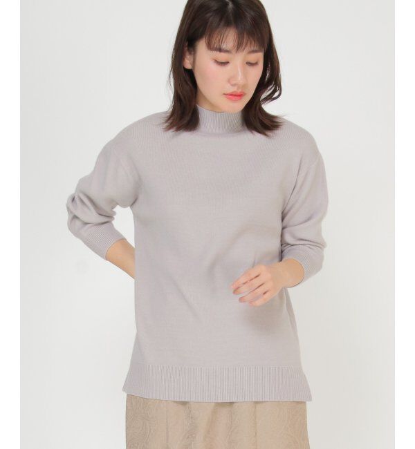 ikka「ソウバリモックネックＰＯ」|プルオーバー|ライトグレイ