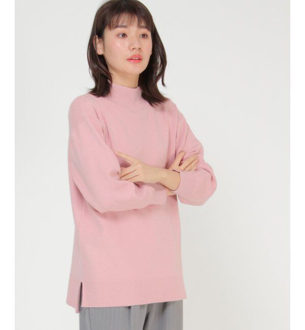 ikka「ソウバリモックネックＰＯ」|プルオーバー|ピンク