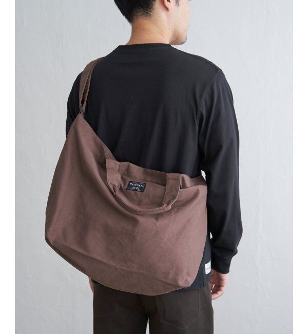 ikka「キャンバス２ＷＡＹラージショルダー」|その他|ブラウン