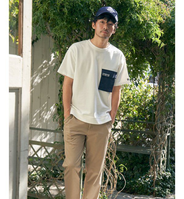 ikka「URBAN NATURE LIFE フラップポケットTシャツ」|Tシャツ・カットソー|