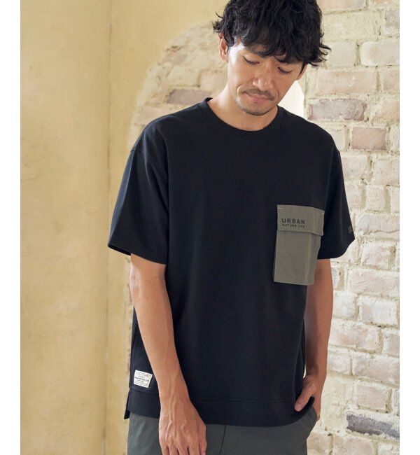 ikka「URBAN NATURE LIFE フラップポケットTシャツ」|Tシャツ・カットソー|