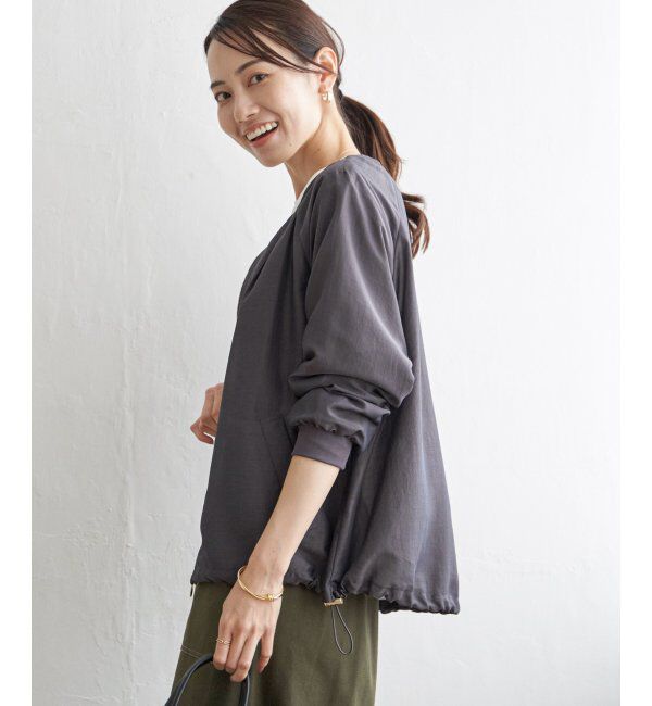 ikka「ライトブルゾン」|ブルゾン・スタジャン|