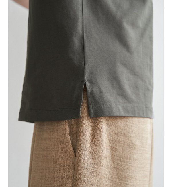 ikka「ストライプMIXポケットTシャツ」|Tシャツ・カットソー|