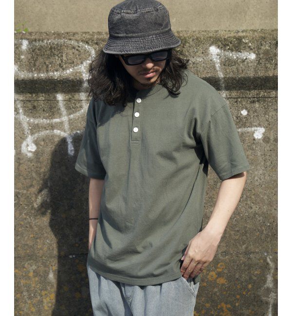 VENCE share style「Goodwear グッドウェア ヘンリーネックTシャツ」|Tシャツ・カットソー|ミドリケイ