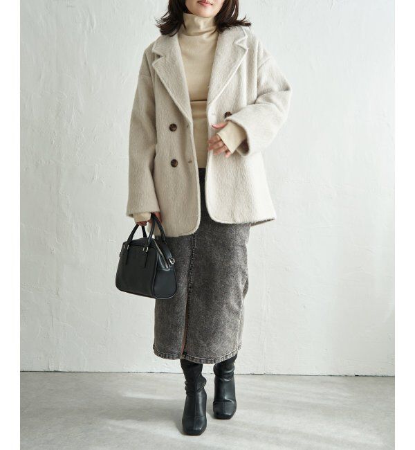 VENCE share style「シャギーテーラージャケット」|テーラードジャケット|