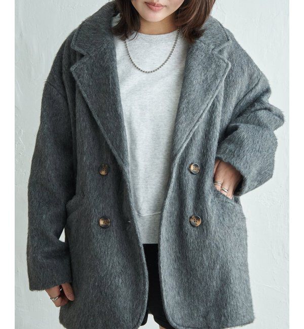 VENCE share style「シャギーテーラージャケット」|テーラードジャケット|