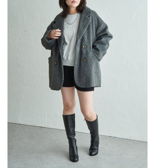 VENCE share style「シャギーテーラージャケット」|テーラードジャケット|