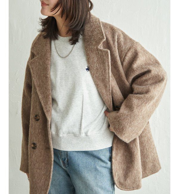 VENCE share style「シャギーテーラージャケット」|テーラードジャケット|