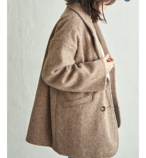 VENCE share style「シャギーテーラージャケット」|テーラードジャケット|