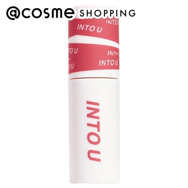  「INTO U スーパーマットリップ＆チークマッド EM12 高嶺の花コーラル (2g)」|リップメイク|その他