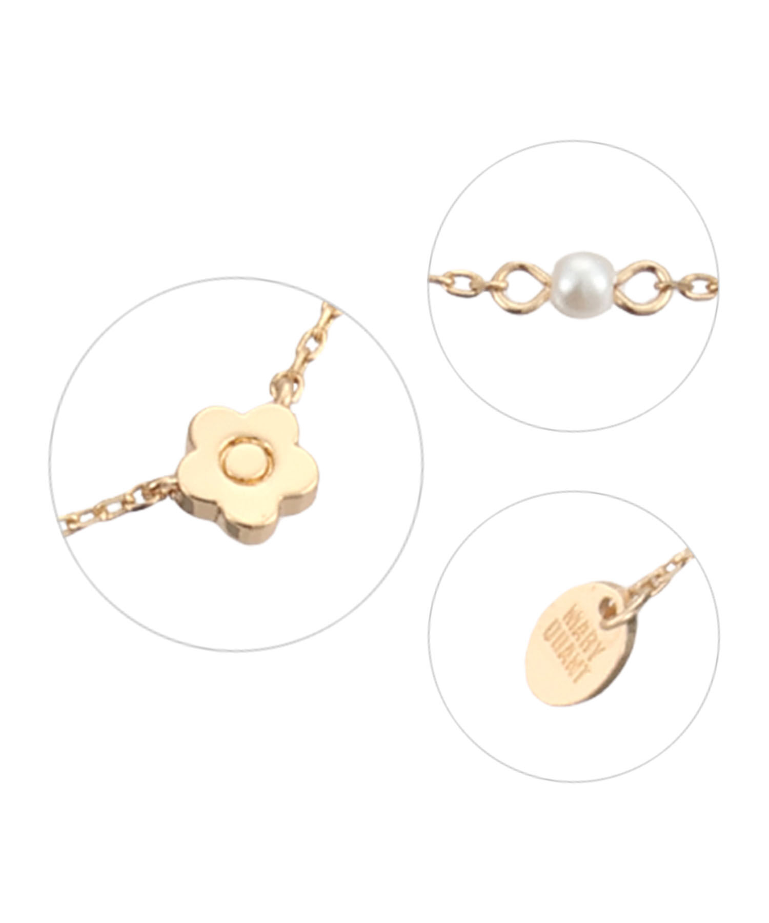 MARY QUANT「ステーションパール ネックレス」|ネックレス|