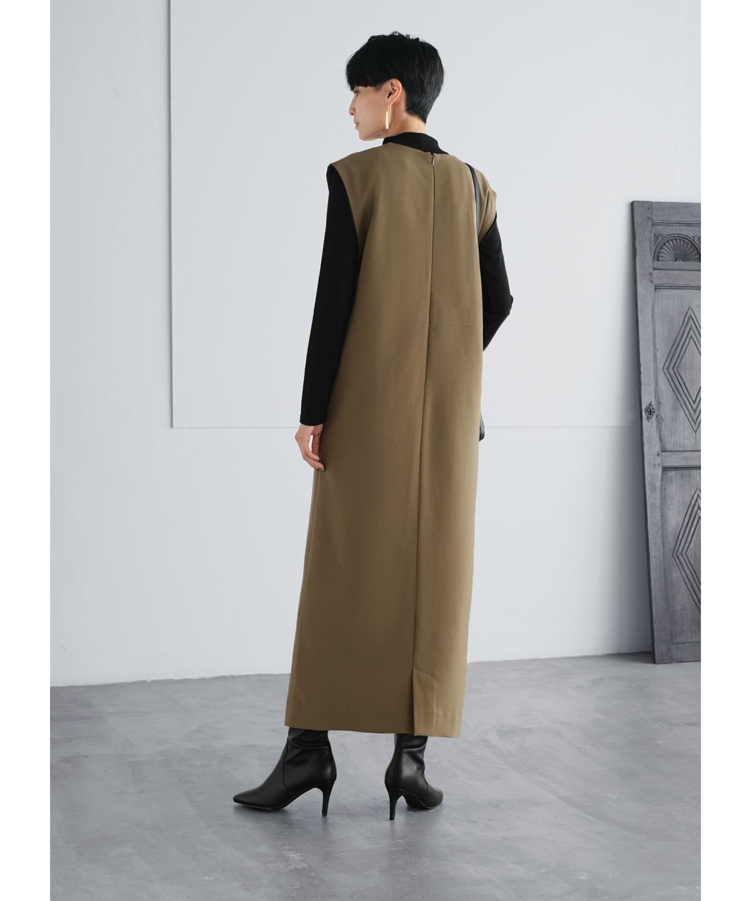 STYLE DELI「パールポイントジャンパースカート」|ジャンパースカート|