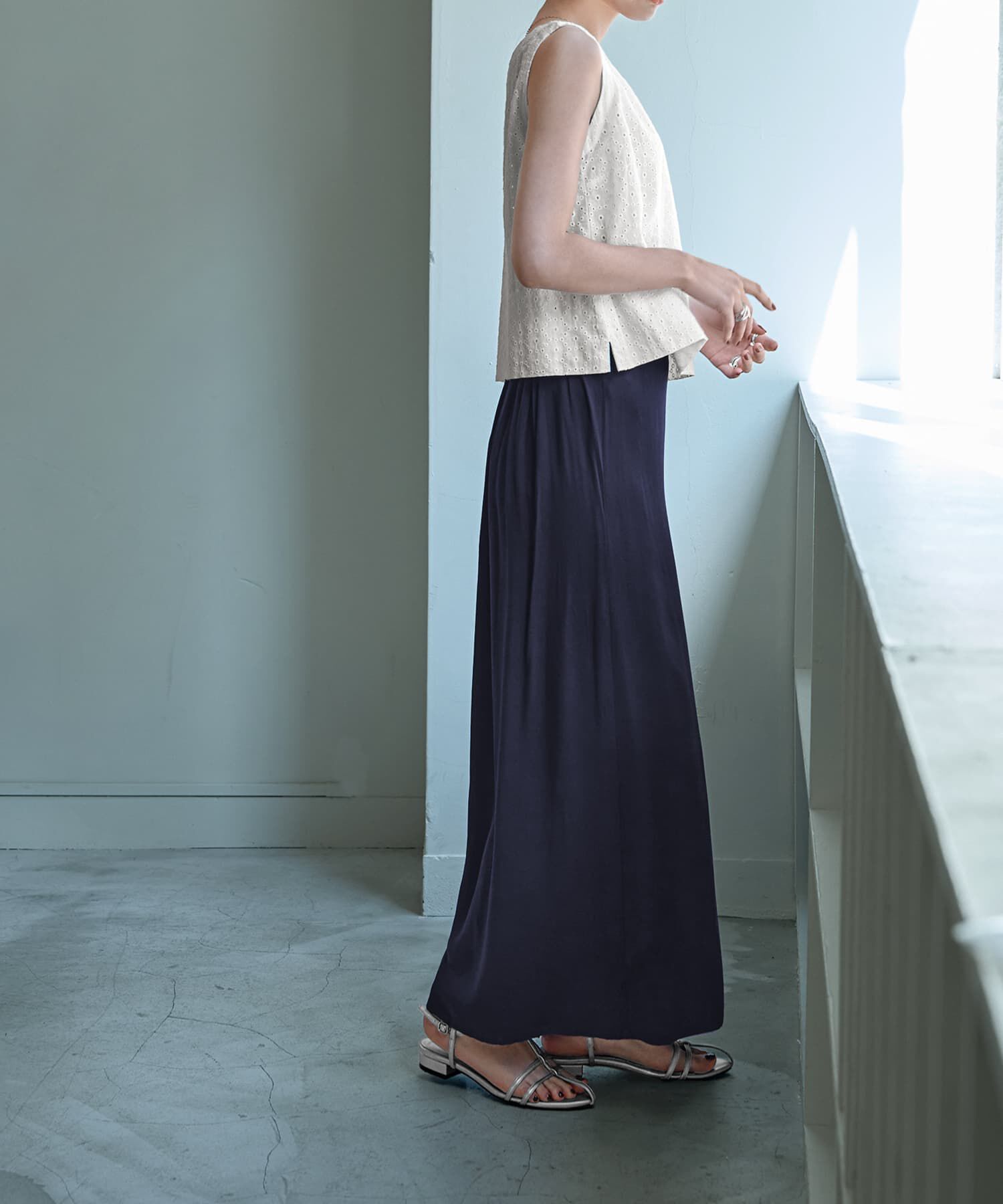 STYLE DELI「薄手なセンシュアルロング丈スカート」|スカート|