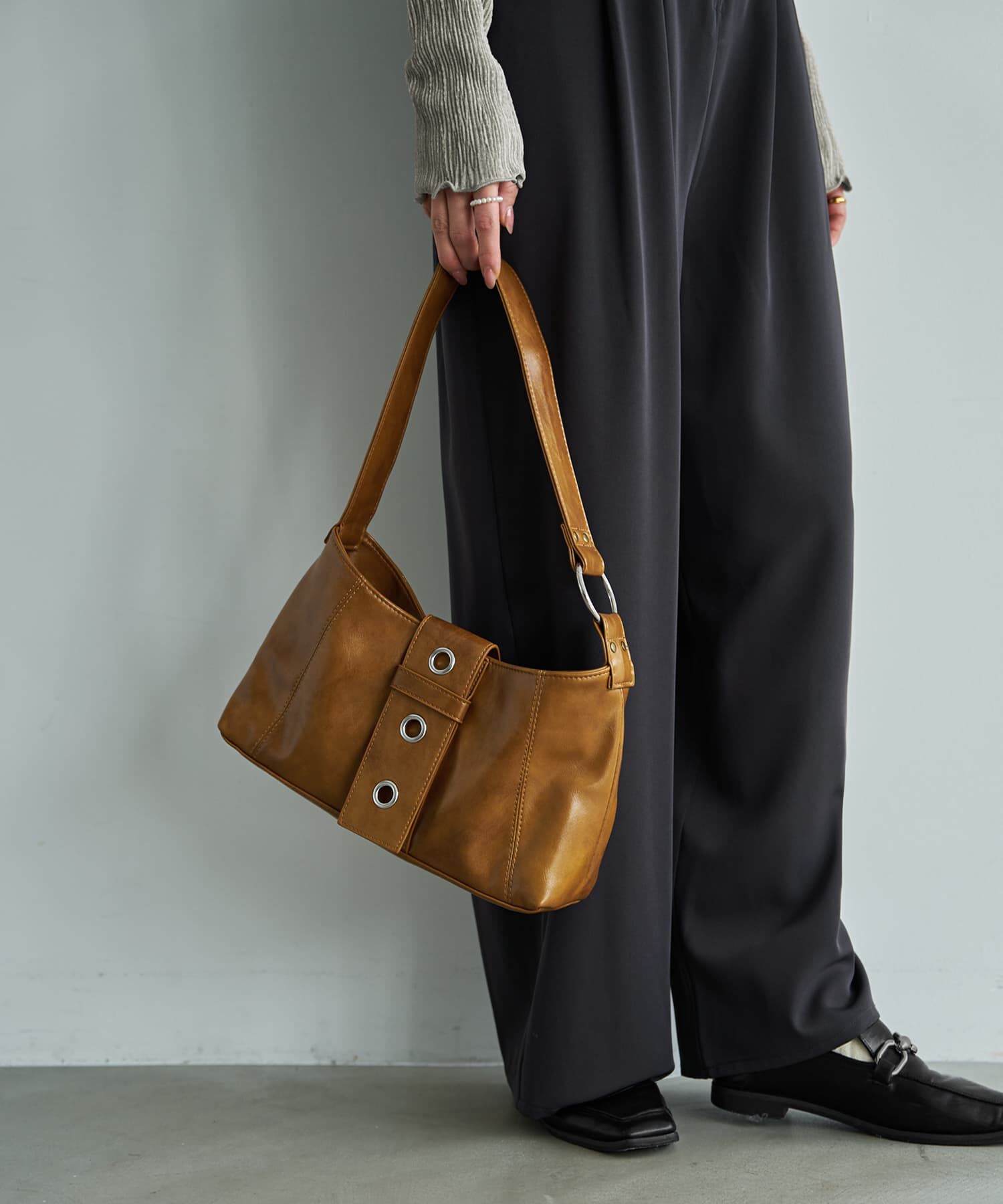 STYLE DELI「ハトメベルトCOLORショルダーバッグ」|ショルダー・メッセンジャー|