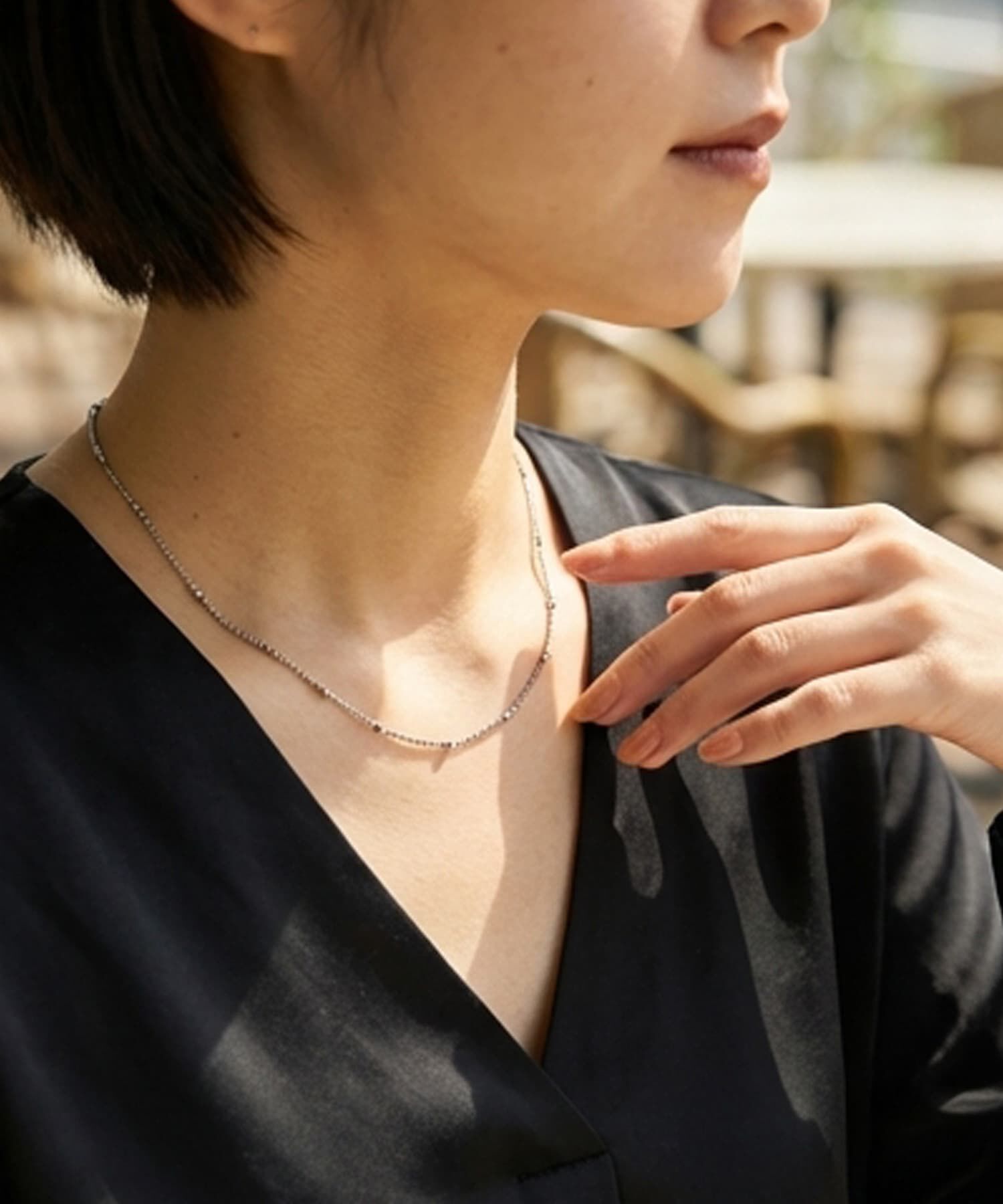 STYLE DELI「【DELI by】シンプルチェーンネックレス」|ネックレス|シルバー