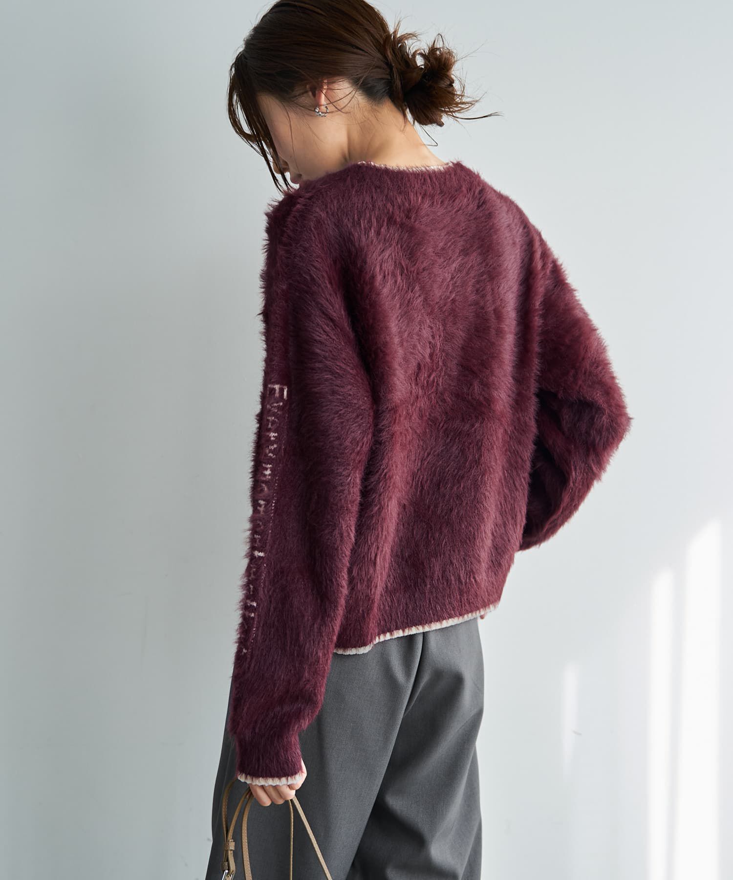 STYLE DELI「【LUXE】レタードしっとりシャギーニット」|ニット・セーター|