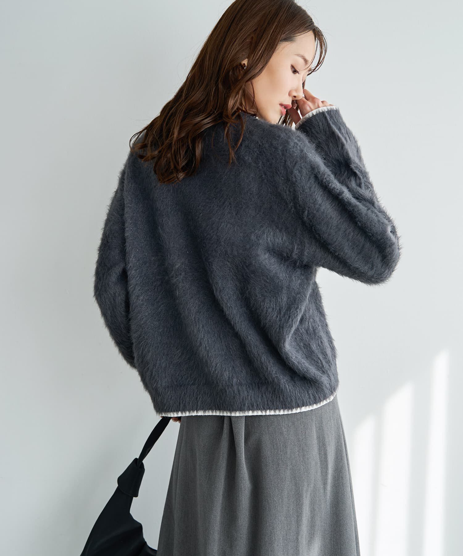 STYLE DELI「【LUXE】レタードしっとりシャギーニット」|ニット・セーター|