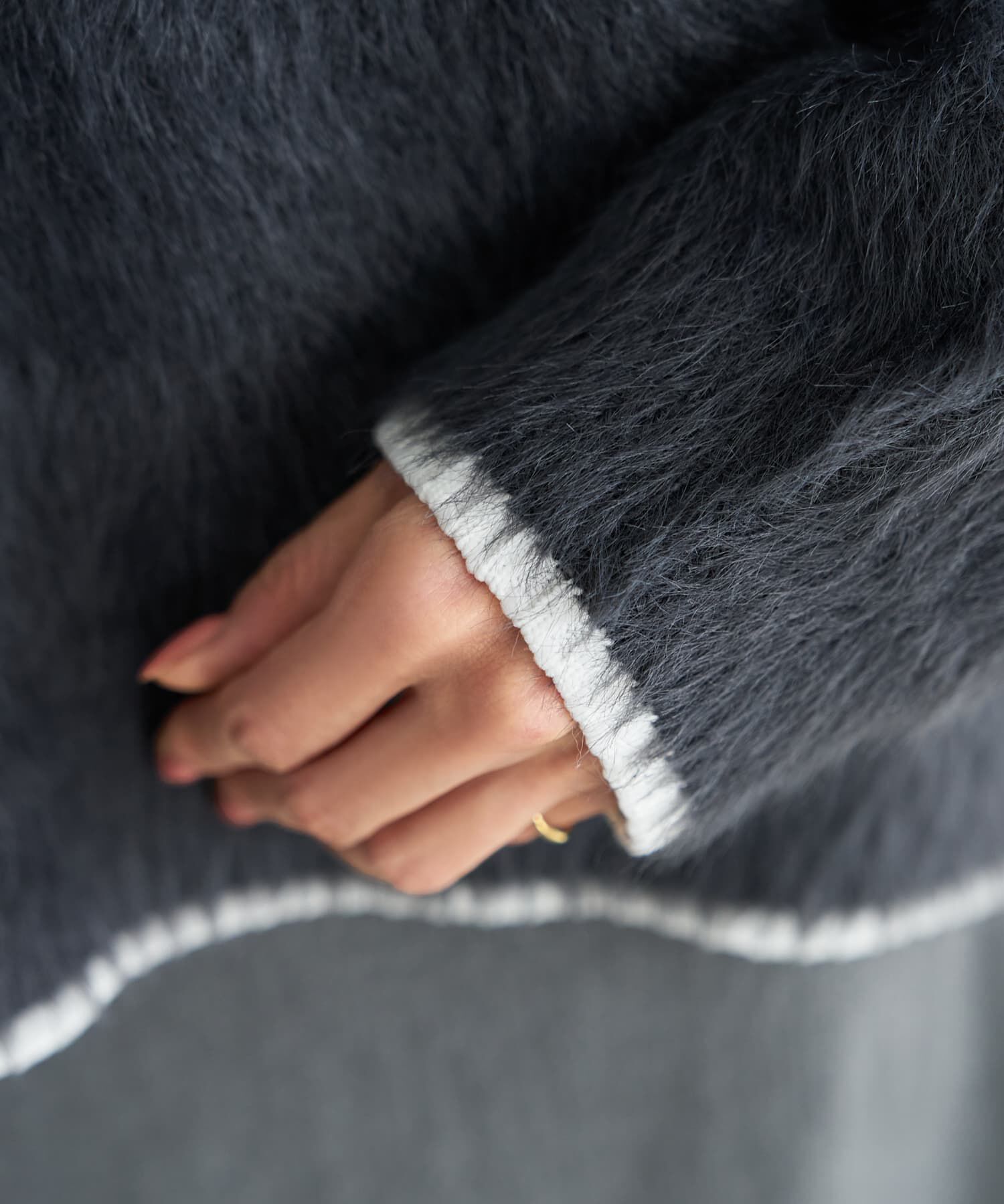 STYLE DELI「【LUXE】レタードしっとりシャギーニット」|ニット・セーター|