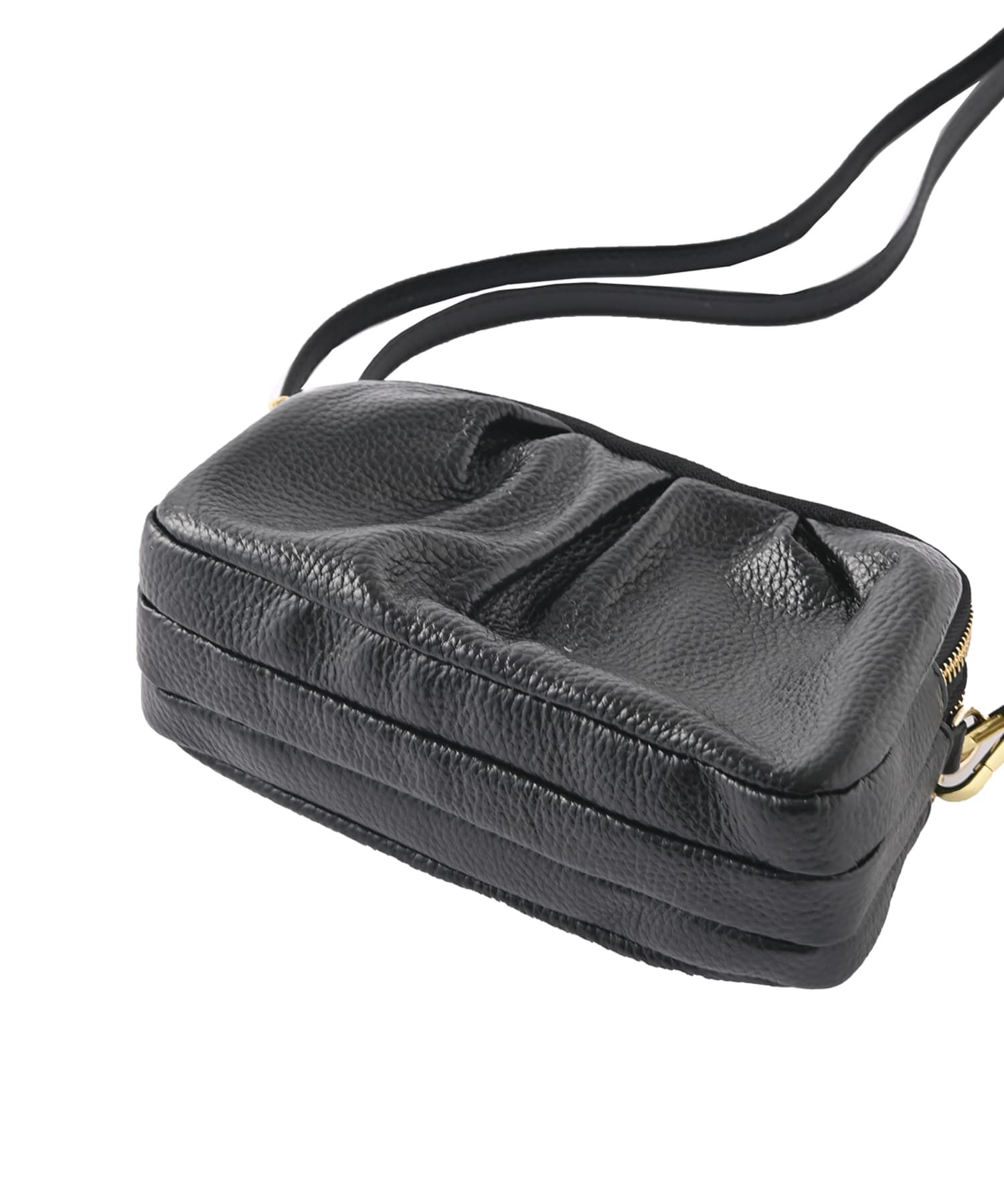 STYLE DELI「【DELI by】ギャザーソフトリアルレザーショルダーバッグ」|ショルダー・メッセンジャー|