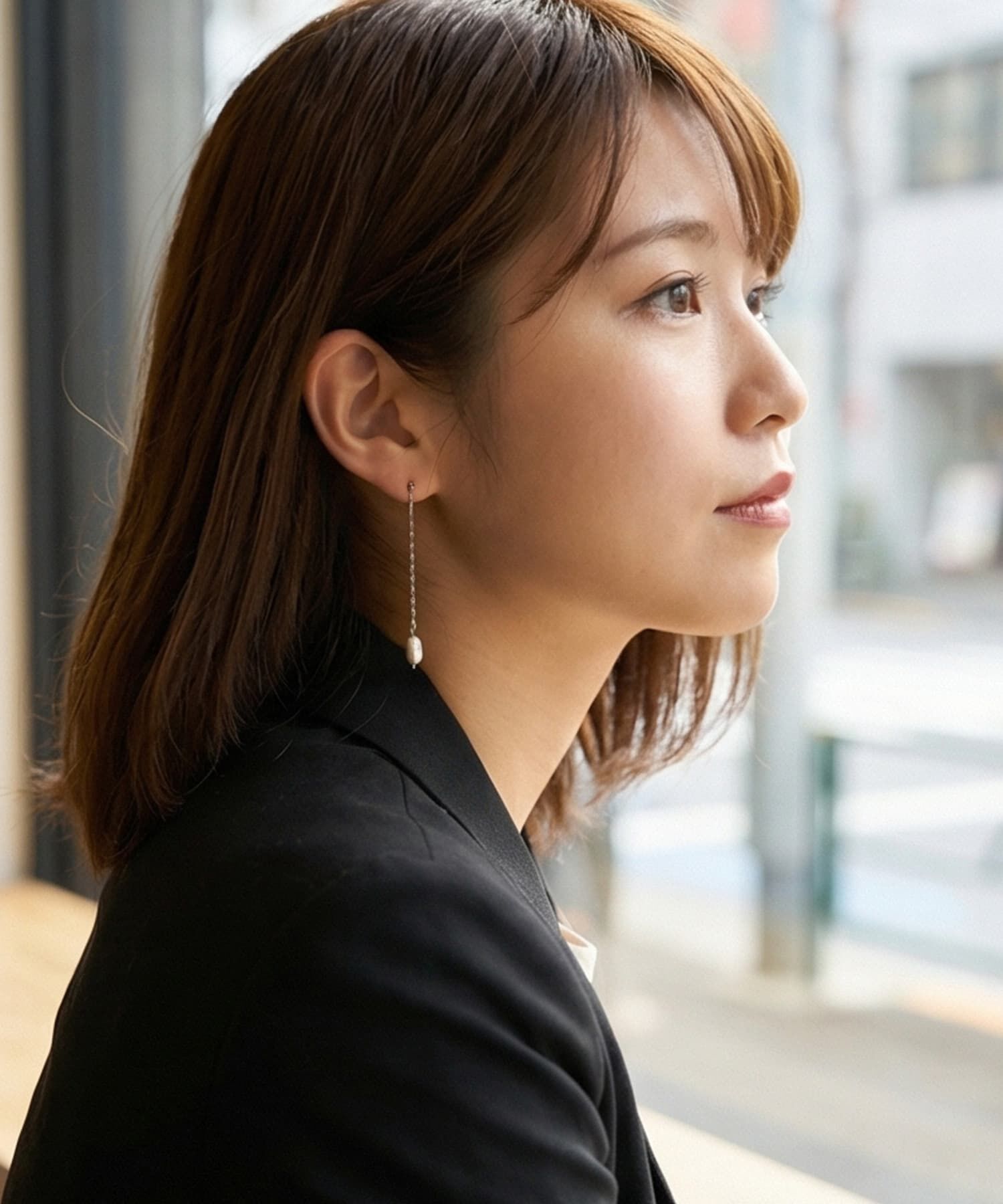 STYLE DELI「【DELI by】淡水パールロングチェーンピアス」|ピアス|