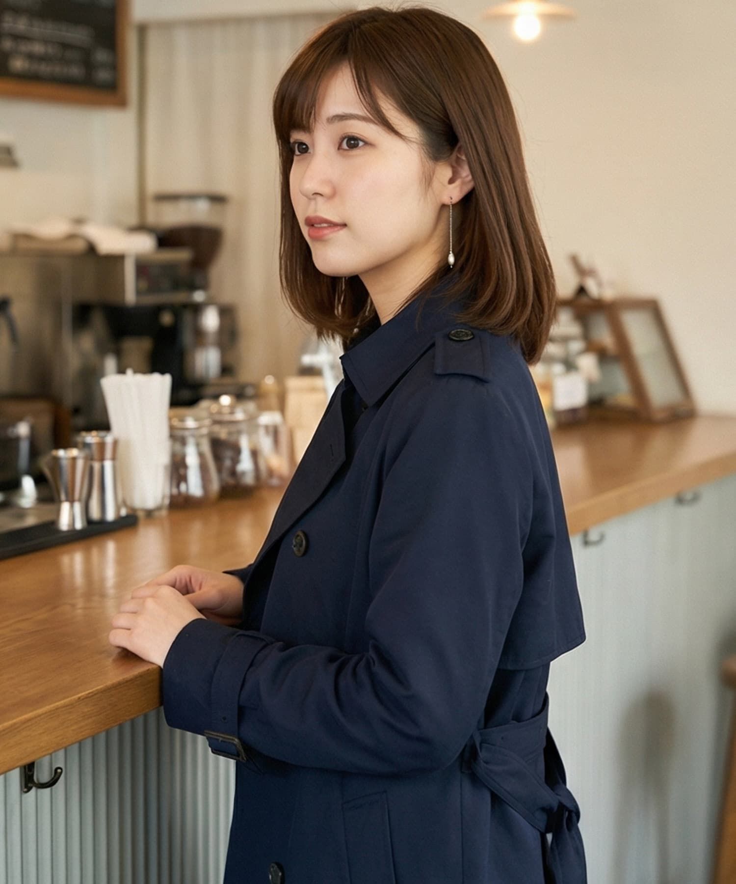 STYLE DELI「【DELI by】淡水パールロングチェーンピアス」|ピアス|