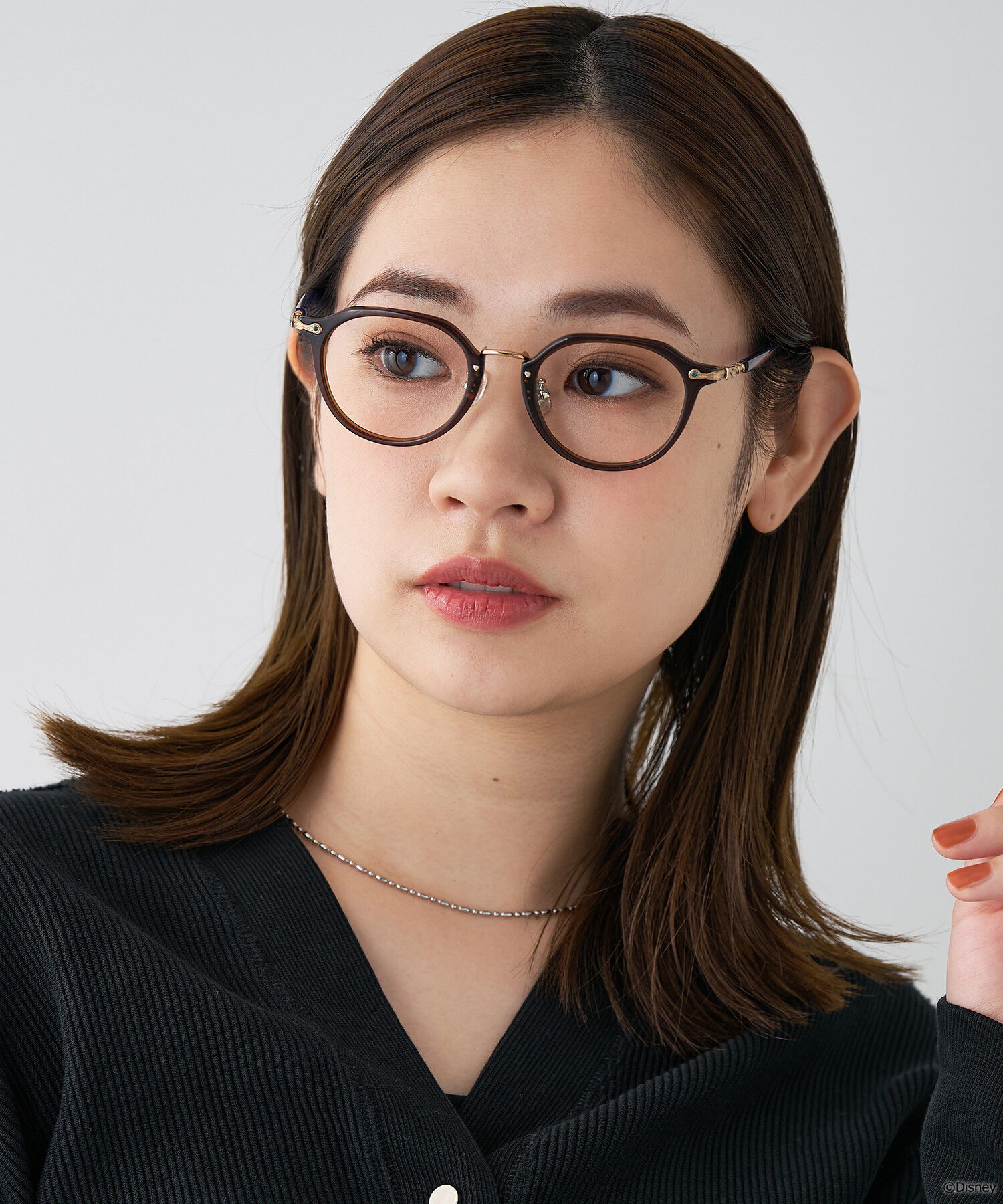  「ボストン型 メガネ｜Disney Collection created by Zoff "PRINCESS"『Jasmine』 ジャスミン」|メガネ|