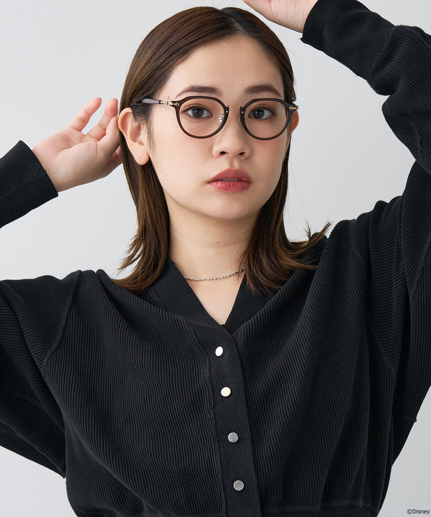  「ボストン型 メガネ｜Disney Collection created by Zoff "PRINCESS"『Jasmine』 ジャスミン」|メガネ|