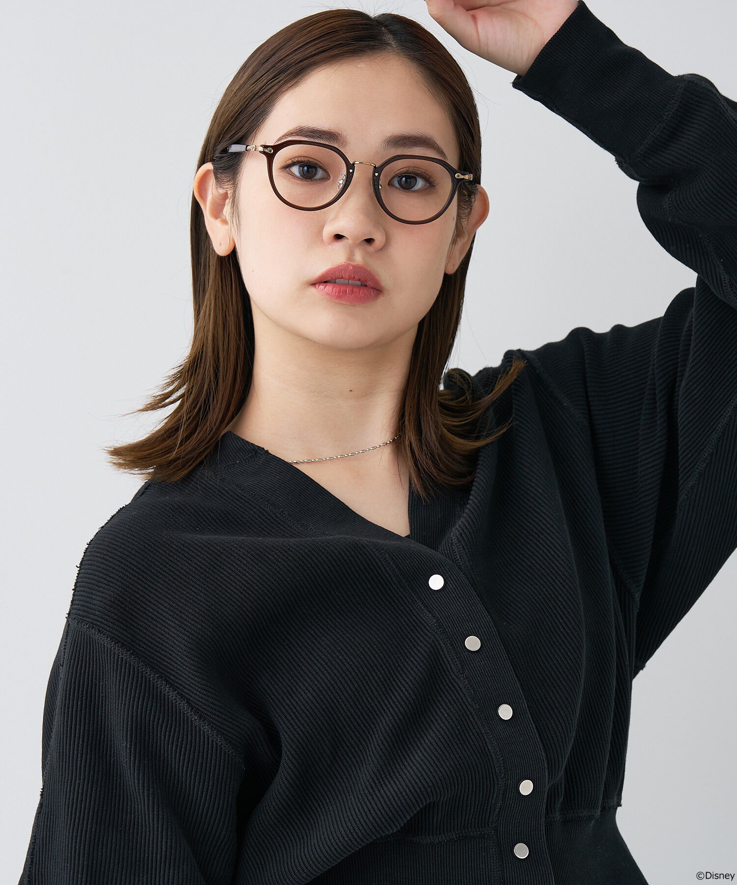  「ボストン型 メガネ｜Disney Collection created by Zoff "PRINCESS"『Jasmine』 ジャスミン」|メガネ|