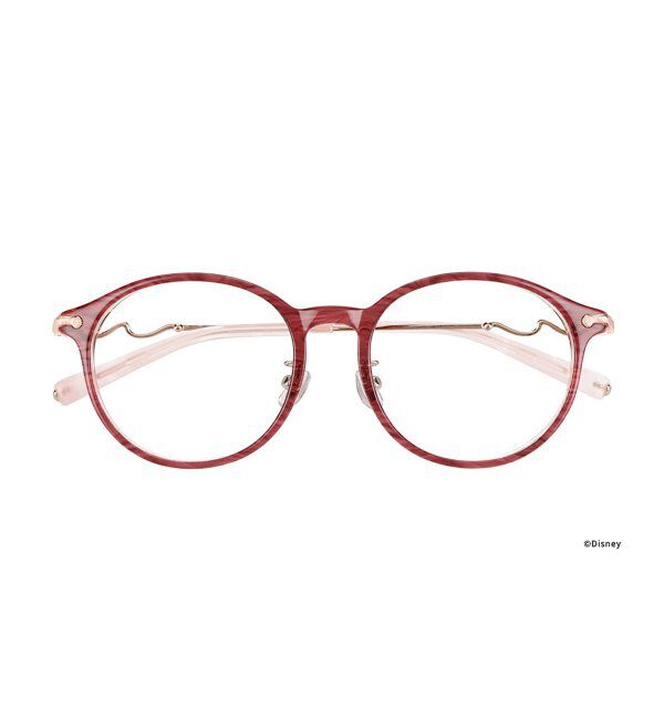  「ボストン型 メガネ Disney PRINCESS アリエル (ドレスアップライン) ディズニープリンセス レンズ交換券付」|メガネ|