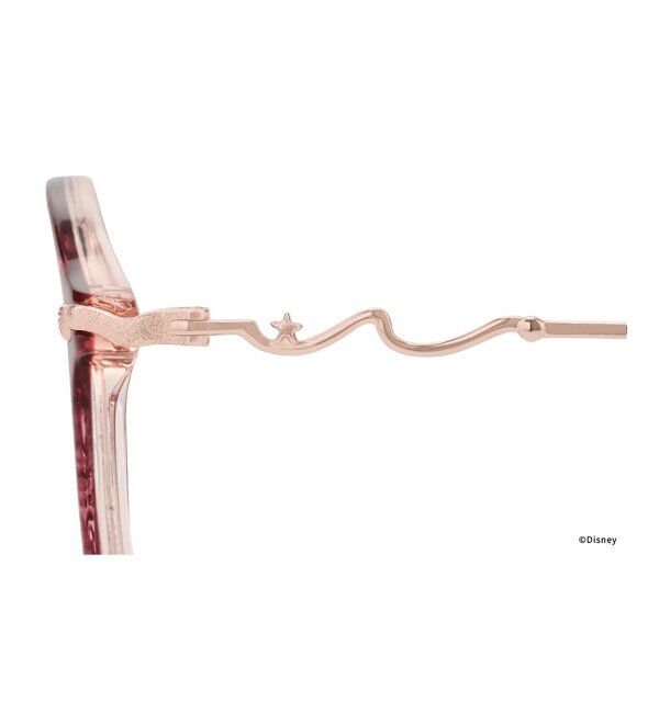  「ボストン型 メガネ Disney PRINCESS アリエル (ドレスアップライン) ディズニープリンセス レンズ交換券付」|メガネ|