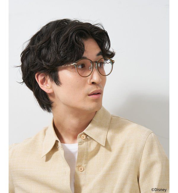  「ボストン型 メガネ Disney PRINCESS アリエル (ドレスアップライン) ディズニープリンセス レンズ交換券付」|メガネ|