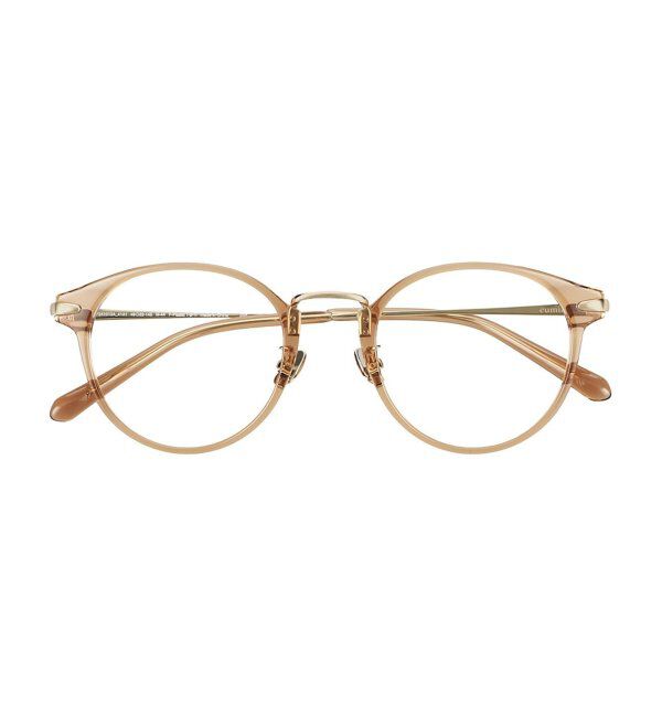  「Zoff｜emiri ボストン型 メガネ |辺見えみり チタン 軽量 メタルフレーム レンズ交換券付」|サングラス|