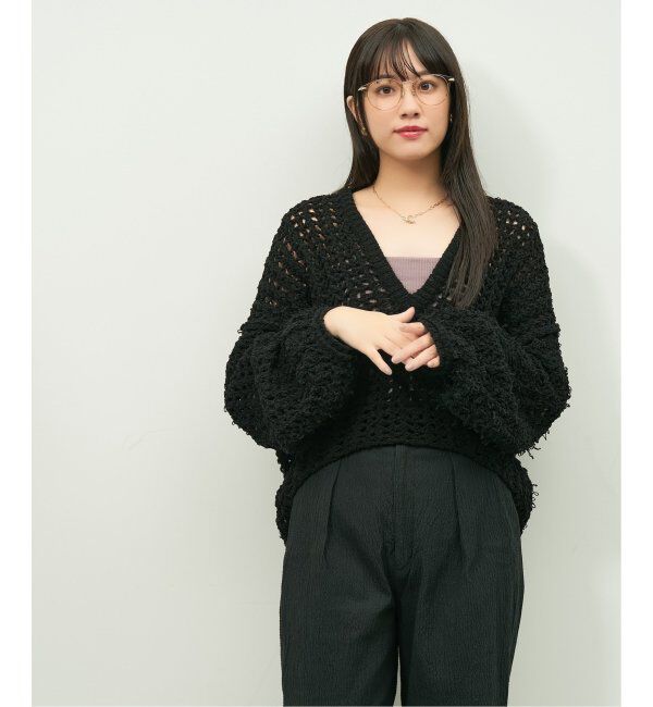  「Zoff｜emiri ボストン型 メガネ |辺見えみり チタン 軽量 メタルフレーム レンズ交換券付」|サングラス|