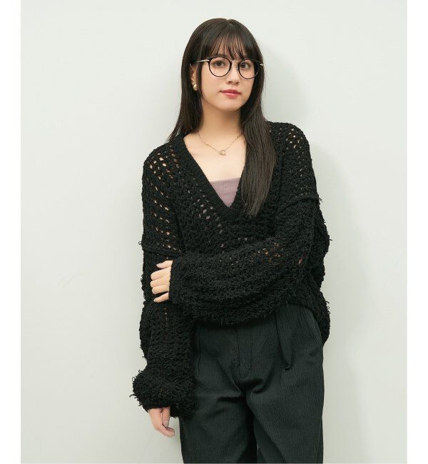  「Zoff｜emiri ボストン型 メガネ |辺見えみり チタン 軽量 メタルフレーム レンズ交換券付」|サングラス|