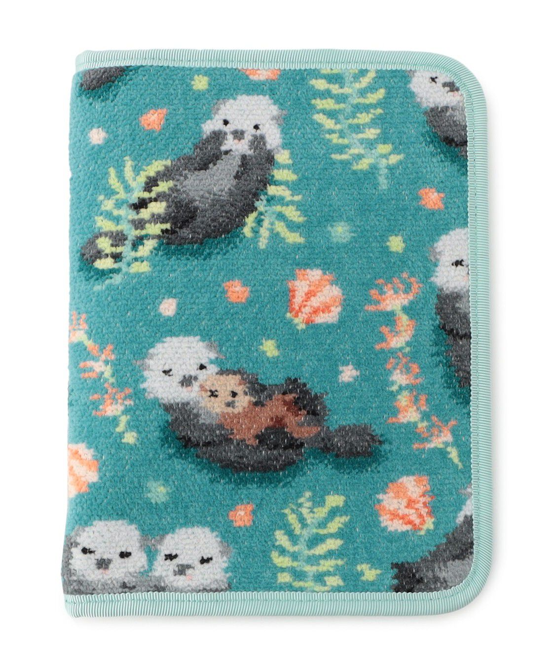 LOVERARY BY FEILER「プカプカラッコ　マルチケース　L/PPR-253070」|ポーチ|ターコイズブルー