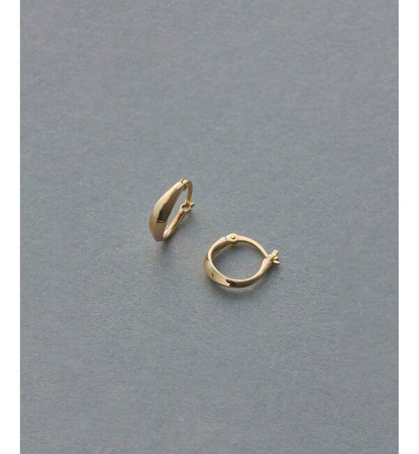 ete「K10YG フープ ピアス」|ピアス|