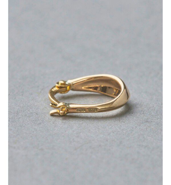 ete「K10YG フープ ピアス」|ピアス|