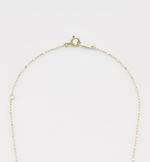 agete「K10パールネックレス」|ネックレス|