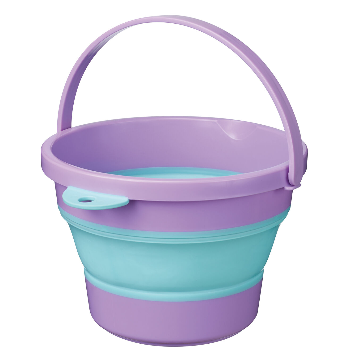 BACKYARD FAMILY「バケツ ISETO 伊勢藤 通販 折りたたみ ソフトバケツ ミニ 3.7l 3.7リットル」|その他|パープル1