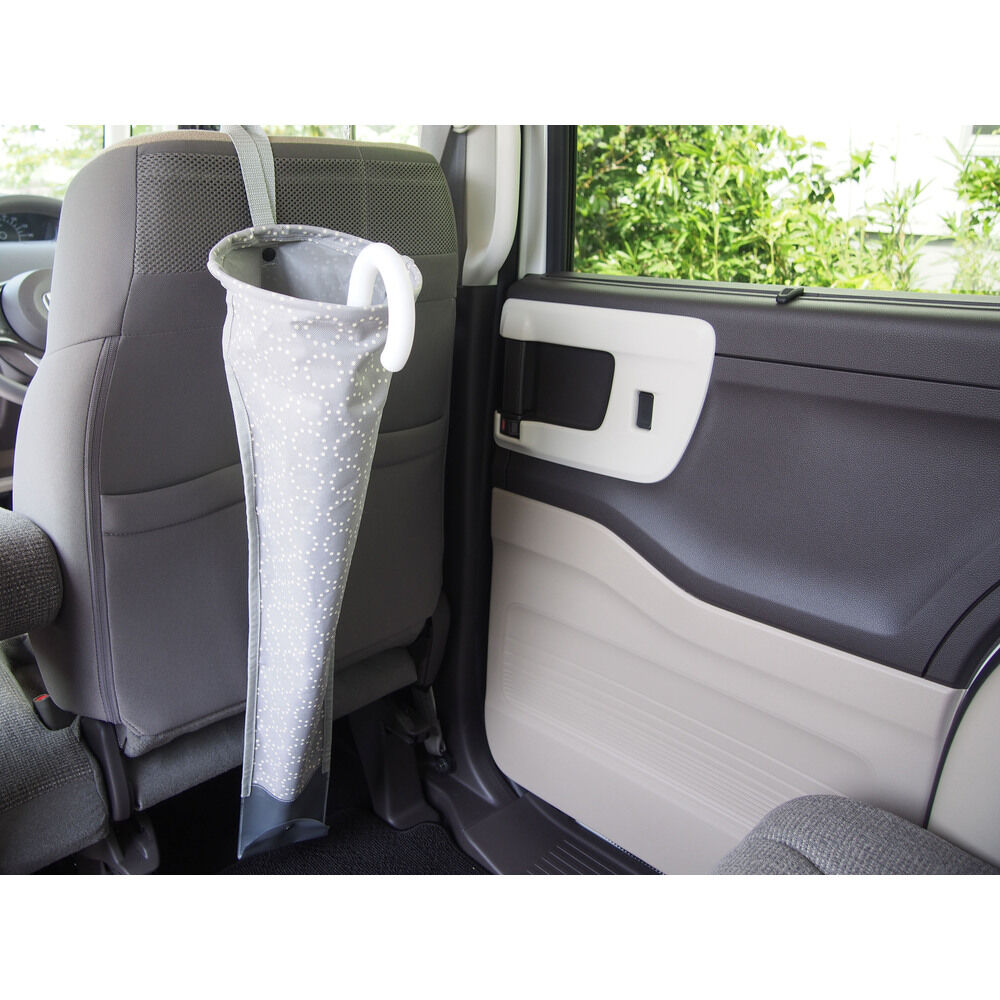 BACKYARD FAMILY「車 傘入れ 通販 傘カバー 傘 ホルダー リング付き傘カバー かさ ケース カサ 入れ」|その他|グレー1