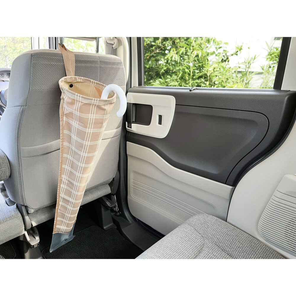 BACKYARD FAMILY「車 傘入れ 通販 傘カバー 傘 ホルダー リング付き傘カバー かさ ケース カサ 入れ」|その他|ベージュ1